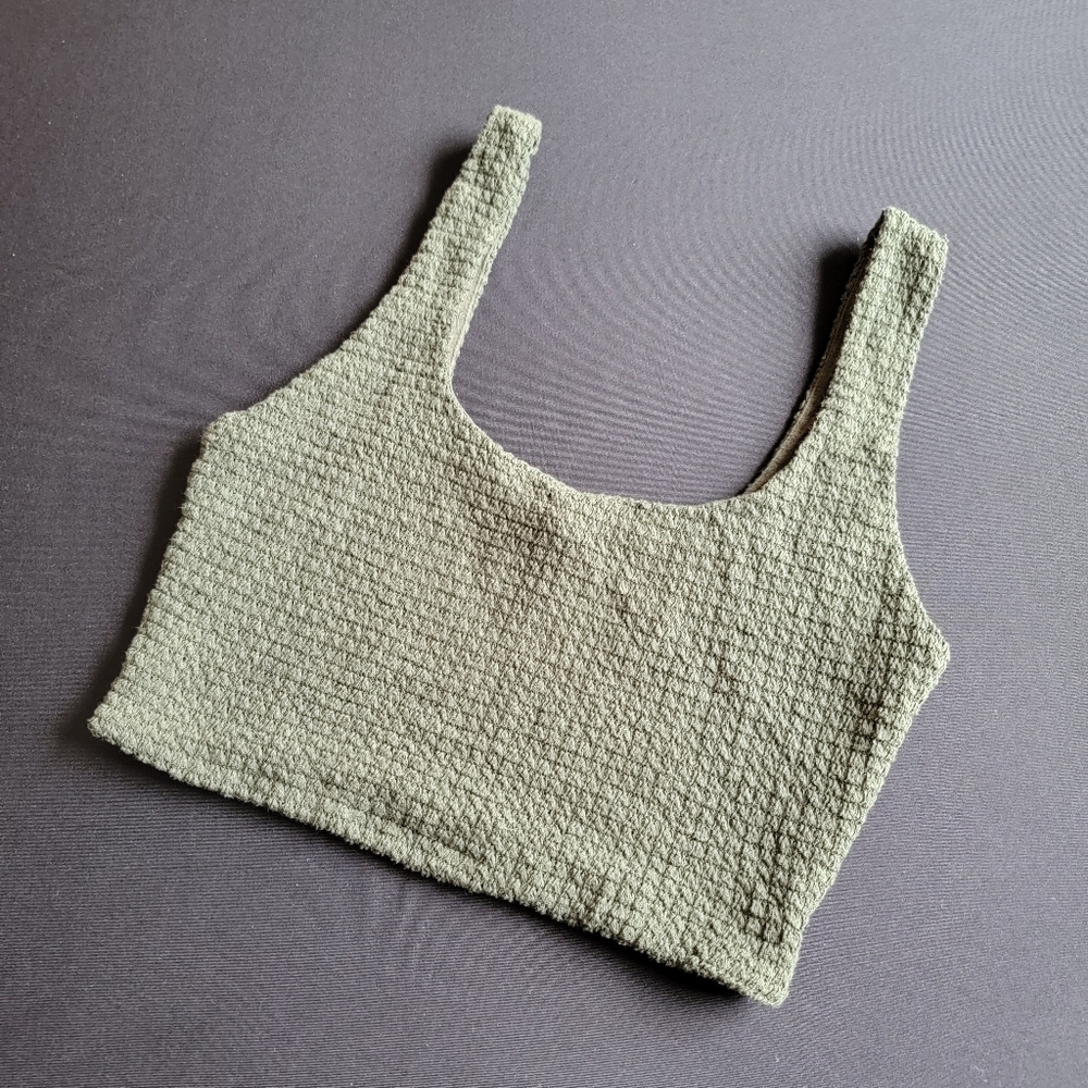 Waffle Crop Top